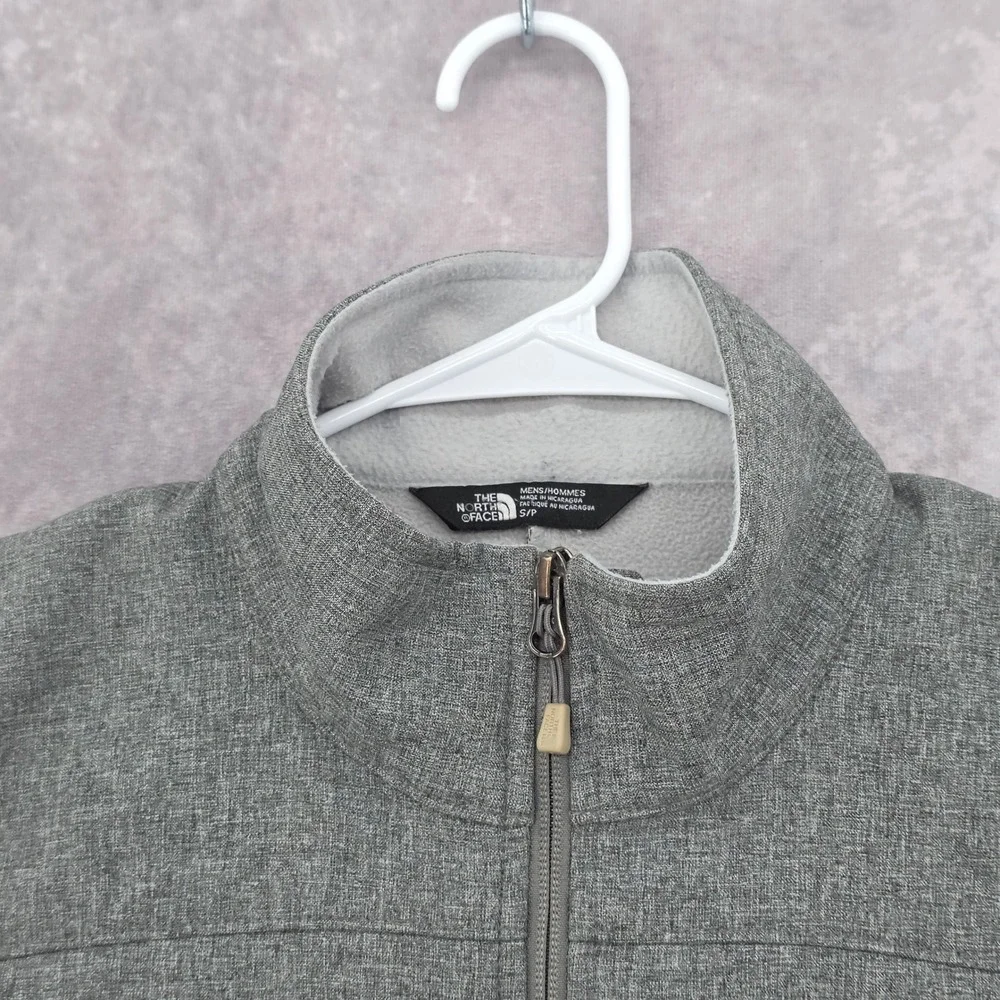 The North Face Apex Bionic WindWall Softshell Jacket Mens Small Grey Heather